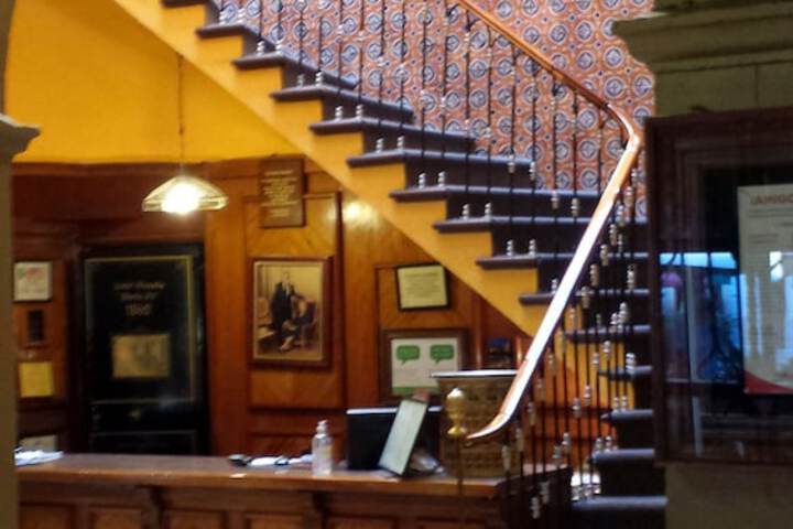 Interior entrance