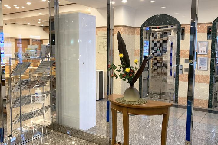 Interior entrance