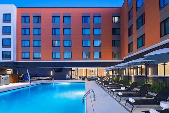 Swimming pool at AC Hotel by Marriott Waco Downtown