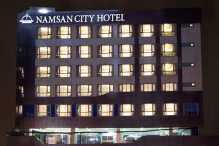 Hotel Front - Evening or Night