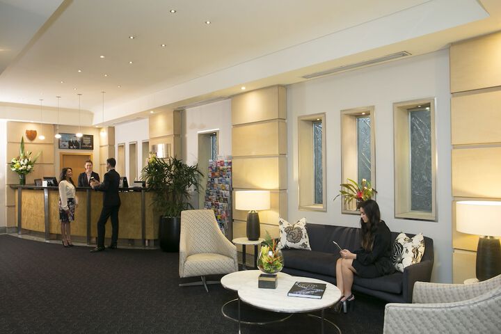 Interior entrance