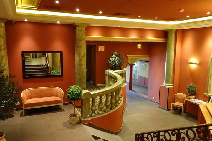 Interior entrance