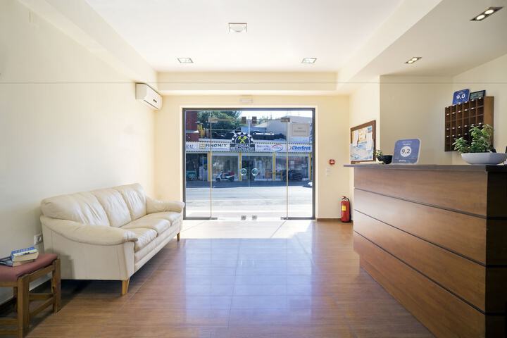 Interior entrance