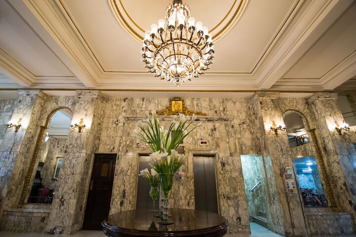 Interior entrance