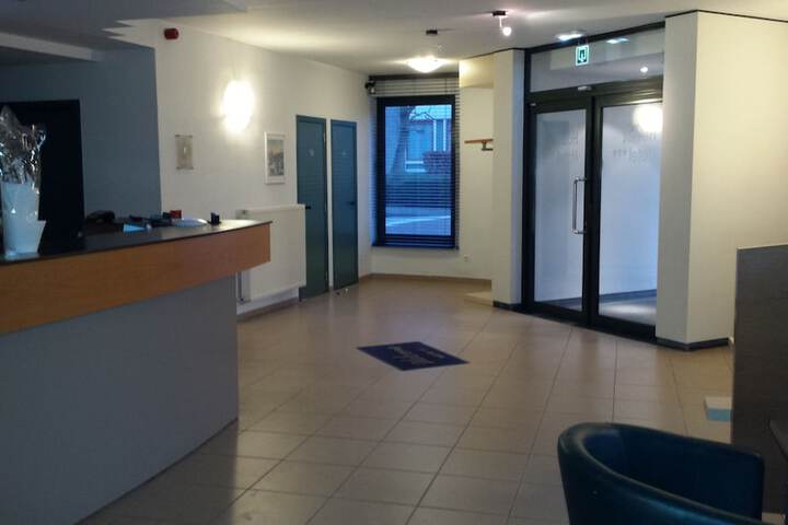 Interior entrance