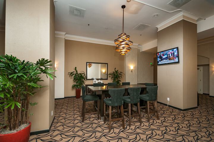 Lobby sitting area