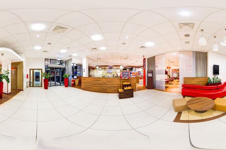 Interior entrance