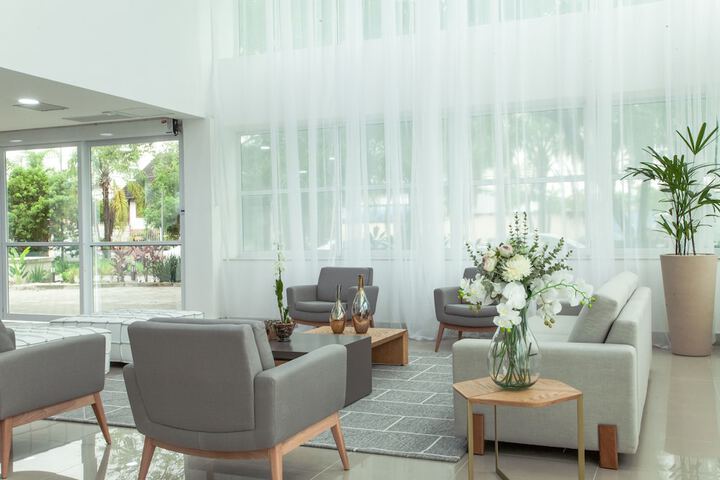 Lobby sitting area