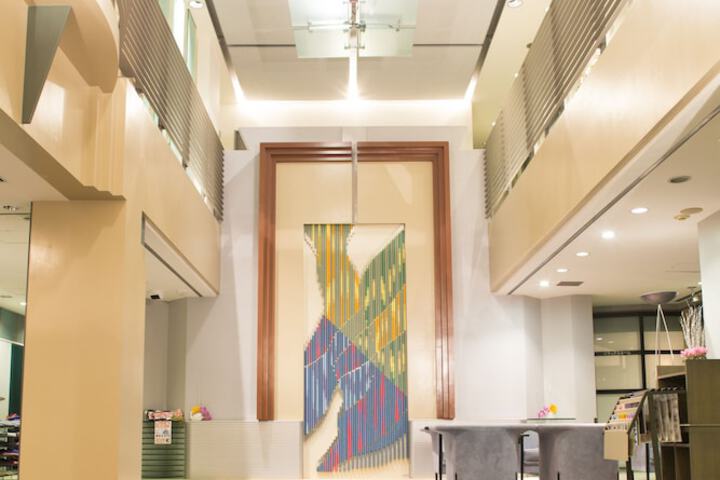 Interior entrance