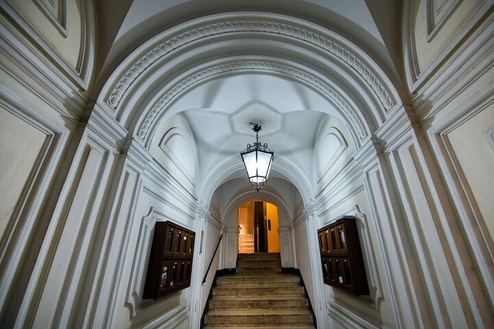 Interior entrance