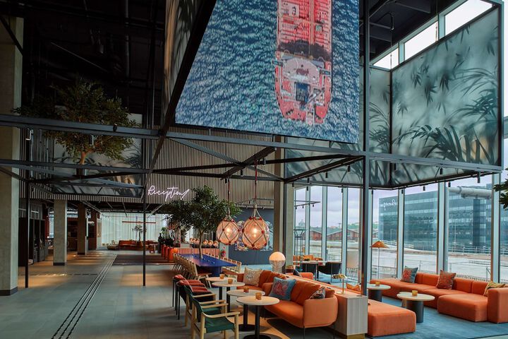 Lobby sitting area
