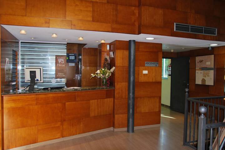 Interior entrance