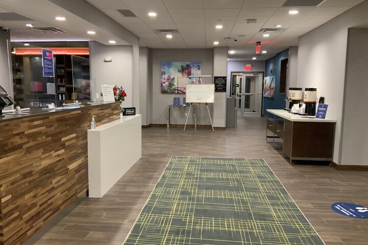 Interior entrance