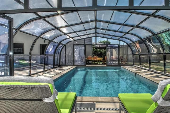 Grande maison moderne avec piscine à Tours proche du centre-ville et de la Loire à Vélo - FR-1-381-231