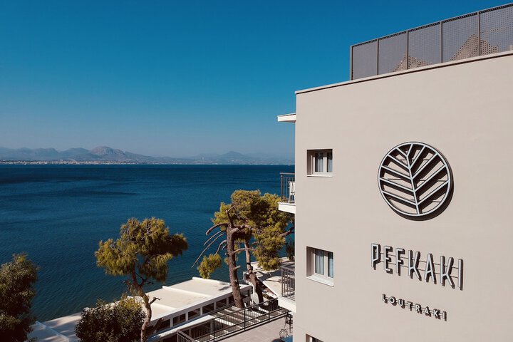 Exterior of Pefkaki Boutique Hotel Loutraki