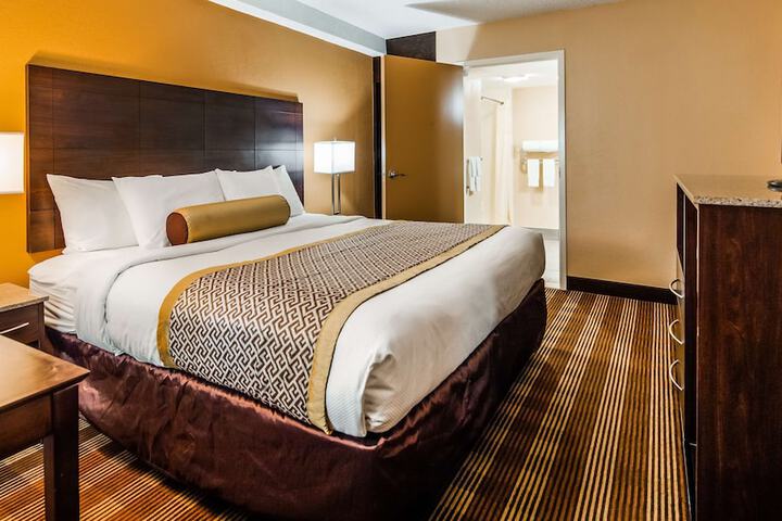 Standard King Bed Pet Friendly Accessible (8 of 13)
