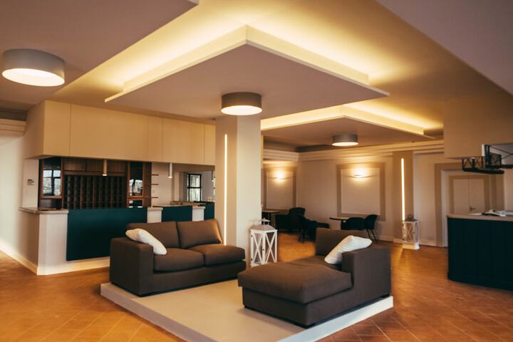 Lobby sitting area