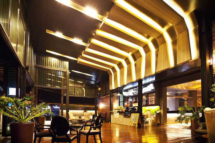 Interior entrance