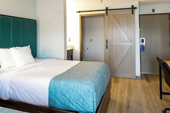 1 Queen Bed Accessible Mobility and Hearing Roll in Shower (4 of 8)
