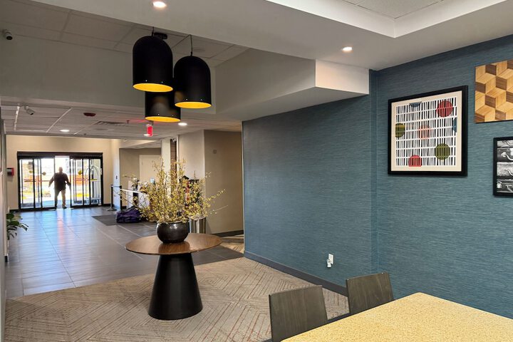 Lobby sitting area