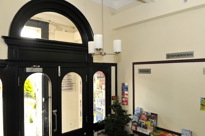 Interior entrance