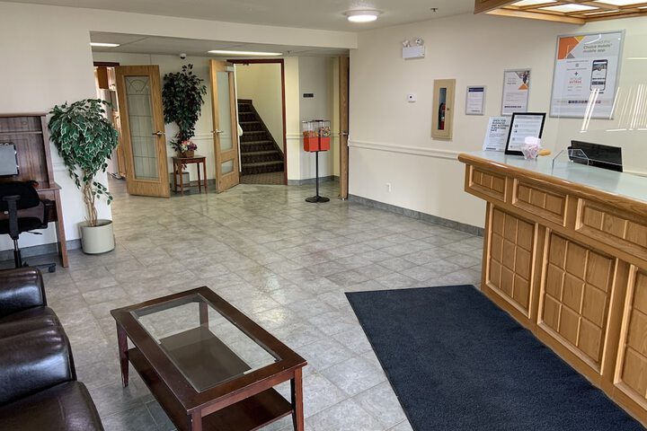 Interior entrance