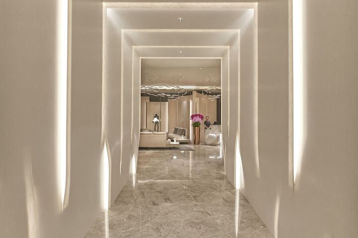Interior entrance