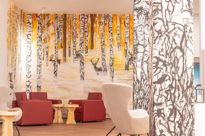 Lobby sitting area