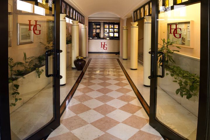 Interior entrance