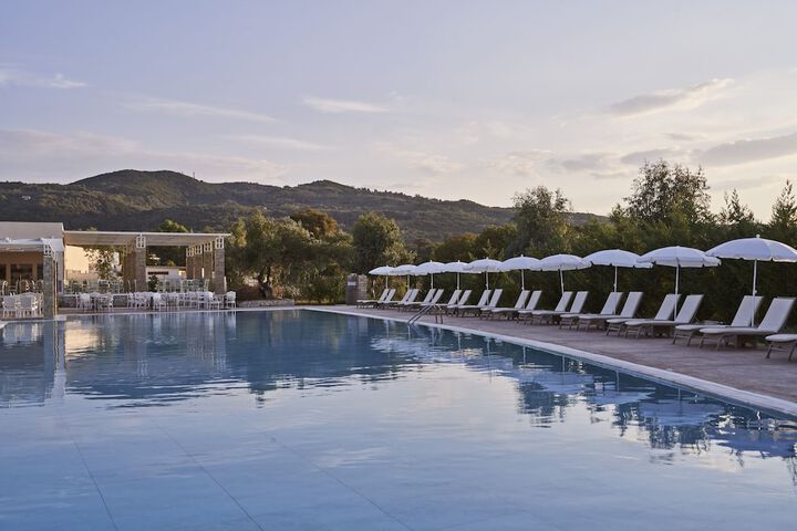 Exterior of Sandy Villas Resort by Rizos Resorts - All inclusive