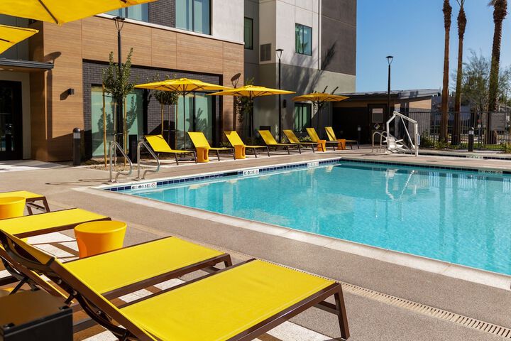 Swimming pool at Residence Inn by Marriott Anaheim Brea
