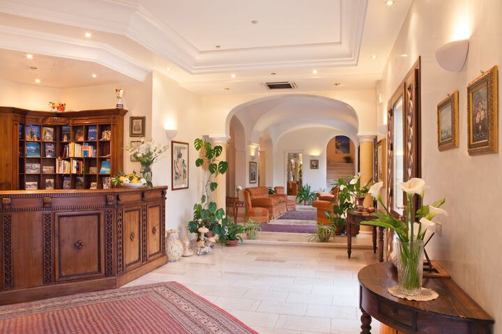 Interior entrance