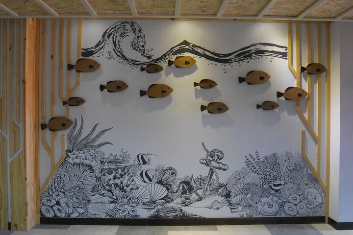 Interior entrance