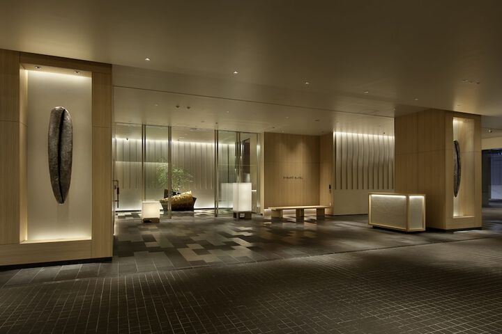 Interior entrance