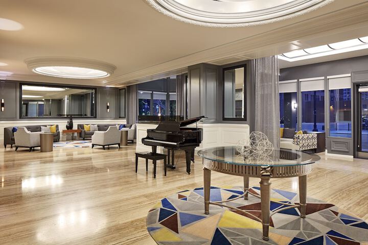 Lobby sitting area
