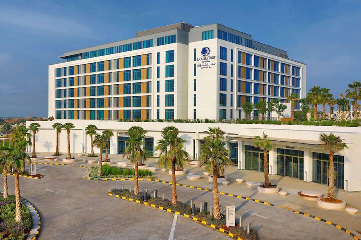 Exterior of Doubletree by Hilton Abu Dhabi Yas Island Residences