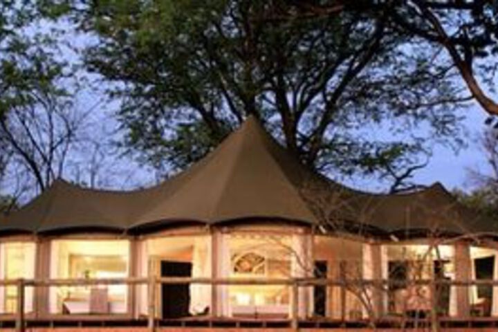 Exterior of Nambwa Tented Lodge
