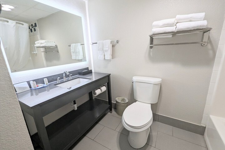 1 Queen Bed Mobility Accessible Bathtub with Grab Bars (7 of 19)