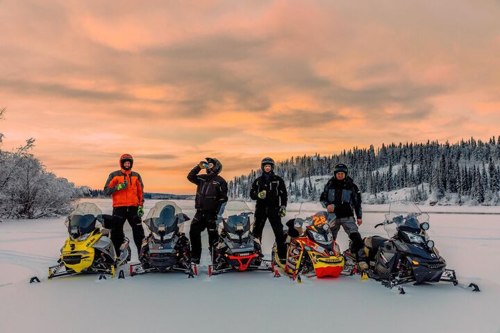 Snowmobiling