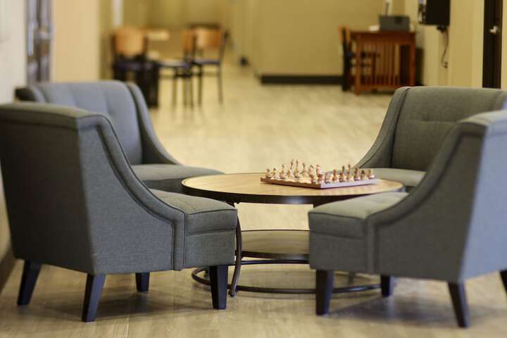 Lobby sitting area