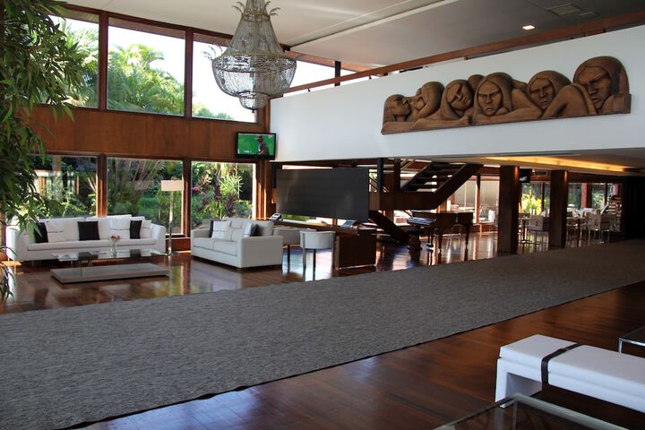 Interior entrance