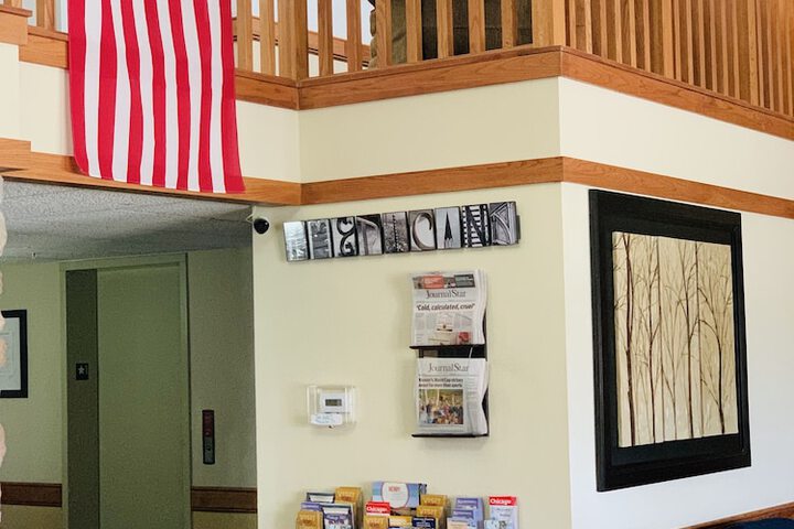 Lobby sitting area