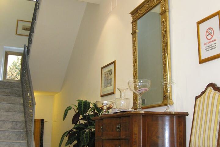 Interior entrance