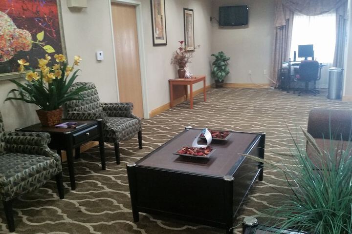 Lobby sitting area