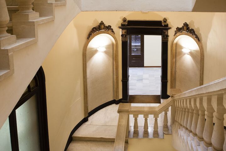 Interior entrance