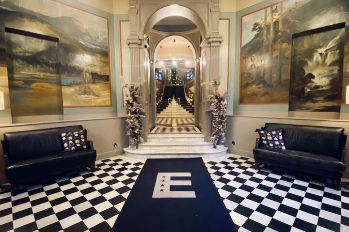 Interior entrance