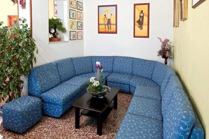 Lobby sitting area
