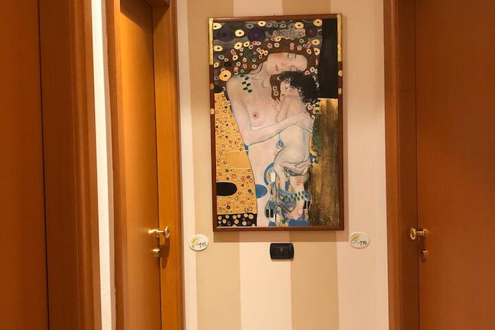Interior entrance