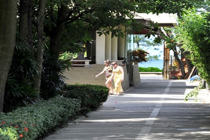 Interior entrance