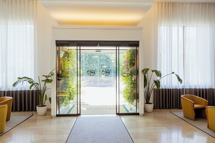 Interior entrance